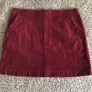 Corduroy skirt
